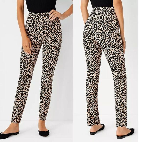 Ann Taylor Black and Tan Skinny Pants - Picture 2 of 13